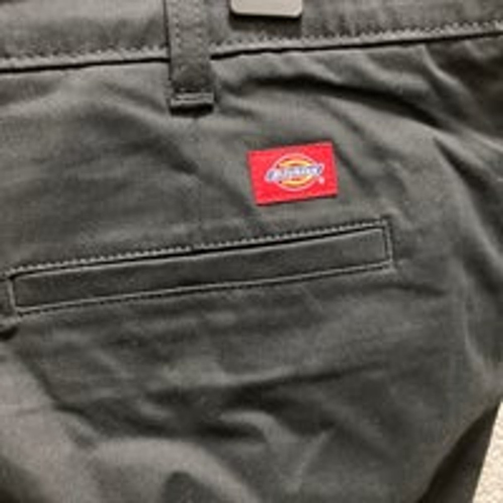 Dickies Women Black Pants Flex Twill Slim Fit 12L Bootcut - Picture 11 of 11